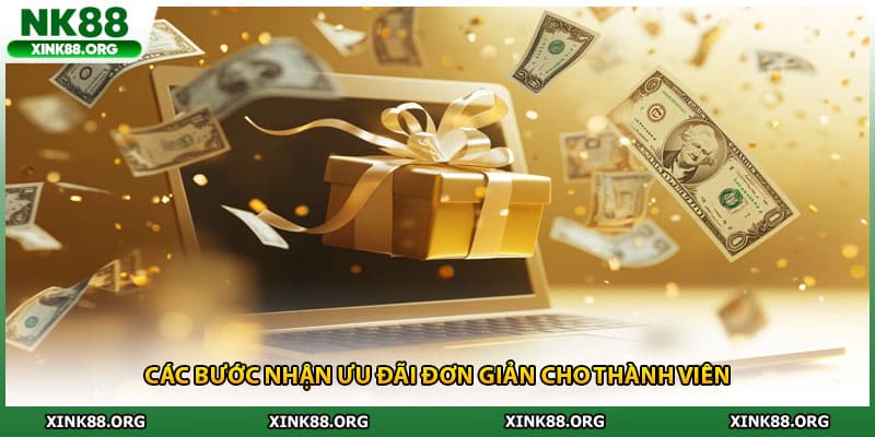 Các bước nhận ưu đãi đơn giản cho thành viên