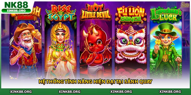 Hệ thống tính năng hiện đại tại sảnh quay