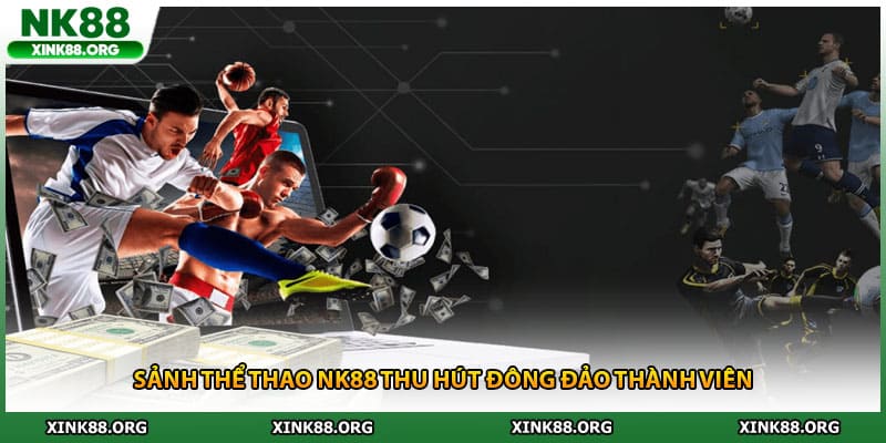 Sảnh thể thao NK88 thu hút đông đảo thành viên